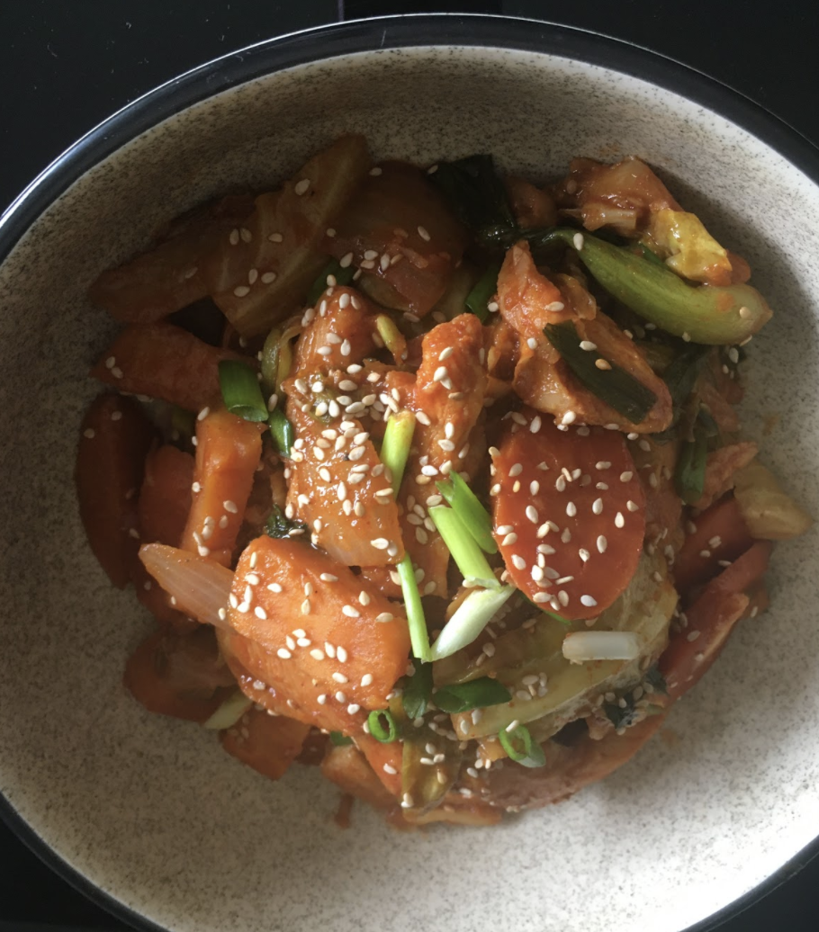 Korean Spicy Chicken with Vegetables