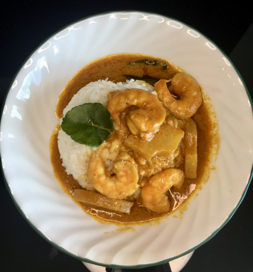 Nyonya Pineapple Prawn Curry
