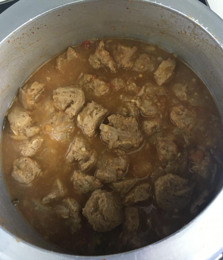 Pressure Cooking Soya Chunks