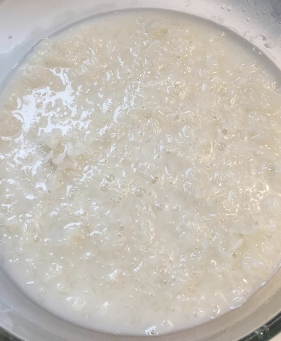 Sticky Rice with Coconut Syrup