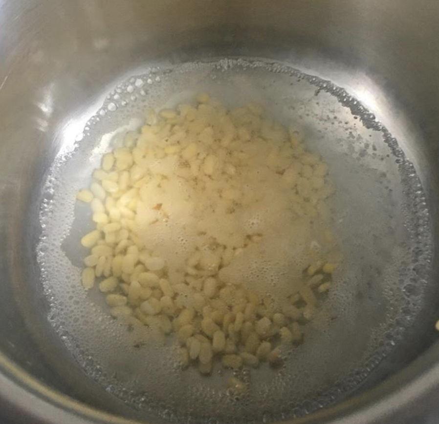 Prepared Mango Sticky Rice Components
