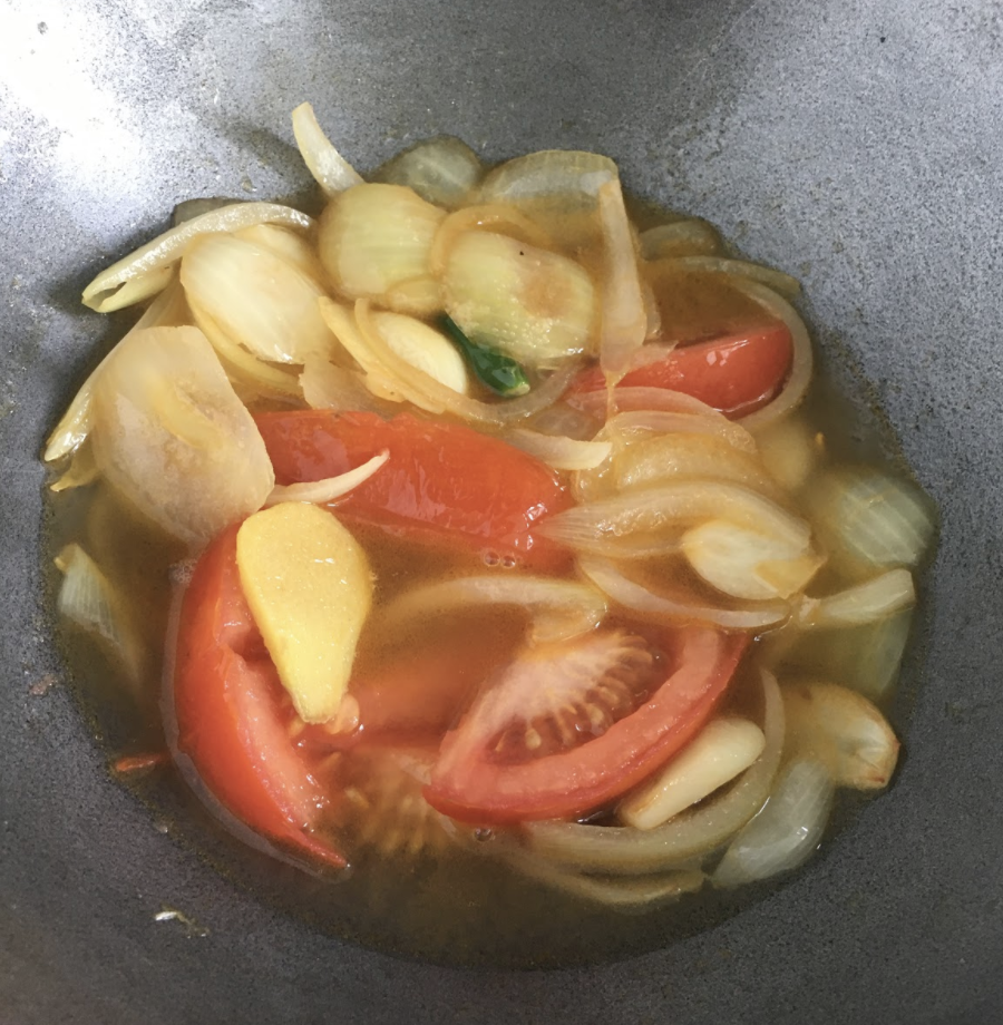 Preparing the Masala