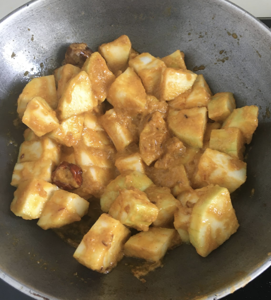 Adding Chana Dal