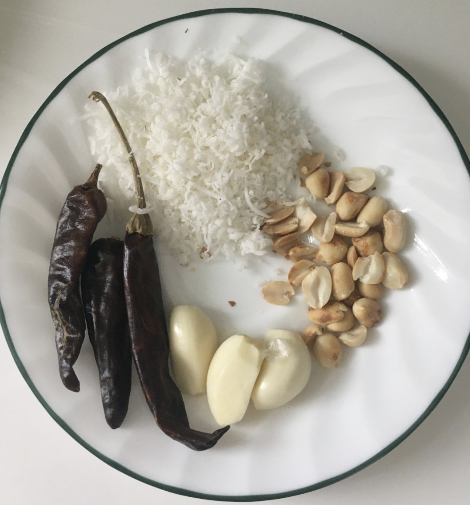 Ingredients for Palli Podi