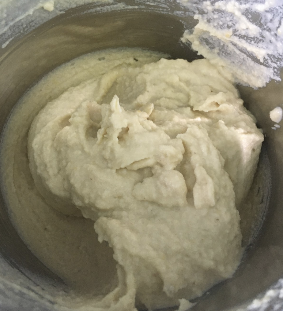 Preparing Hummus