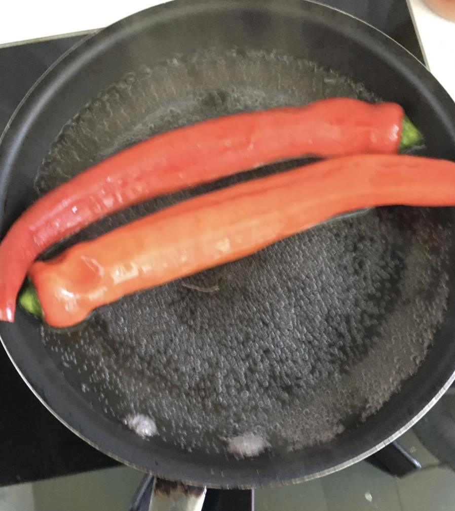 Preparing Chilies