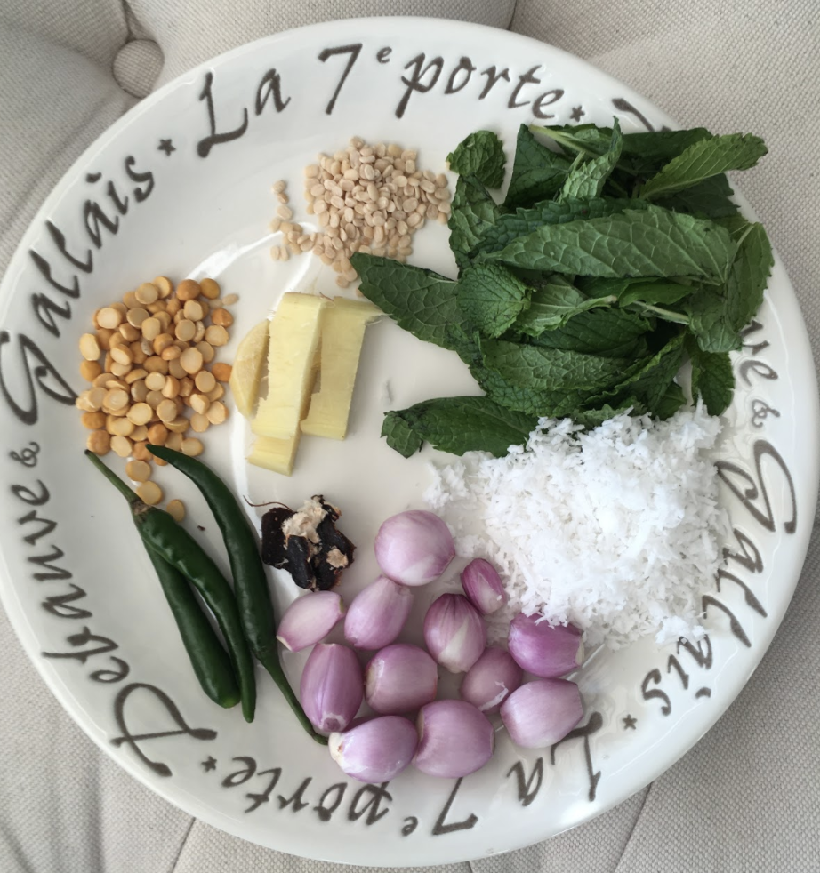 Pudina Chutney Ingredients