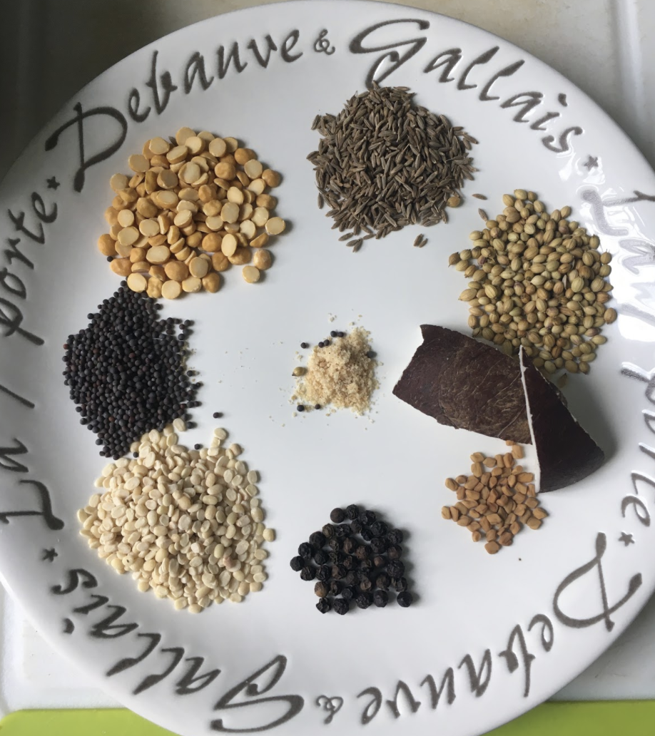 Sambar Masala Ingredients