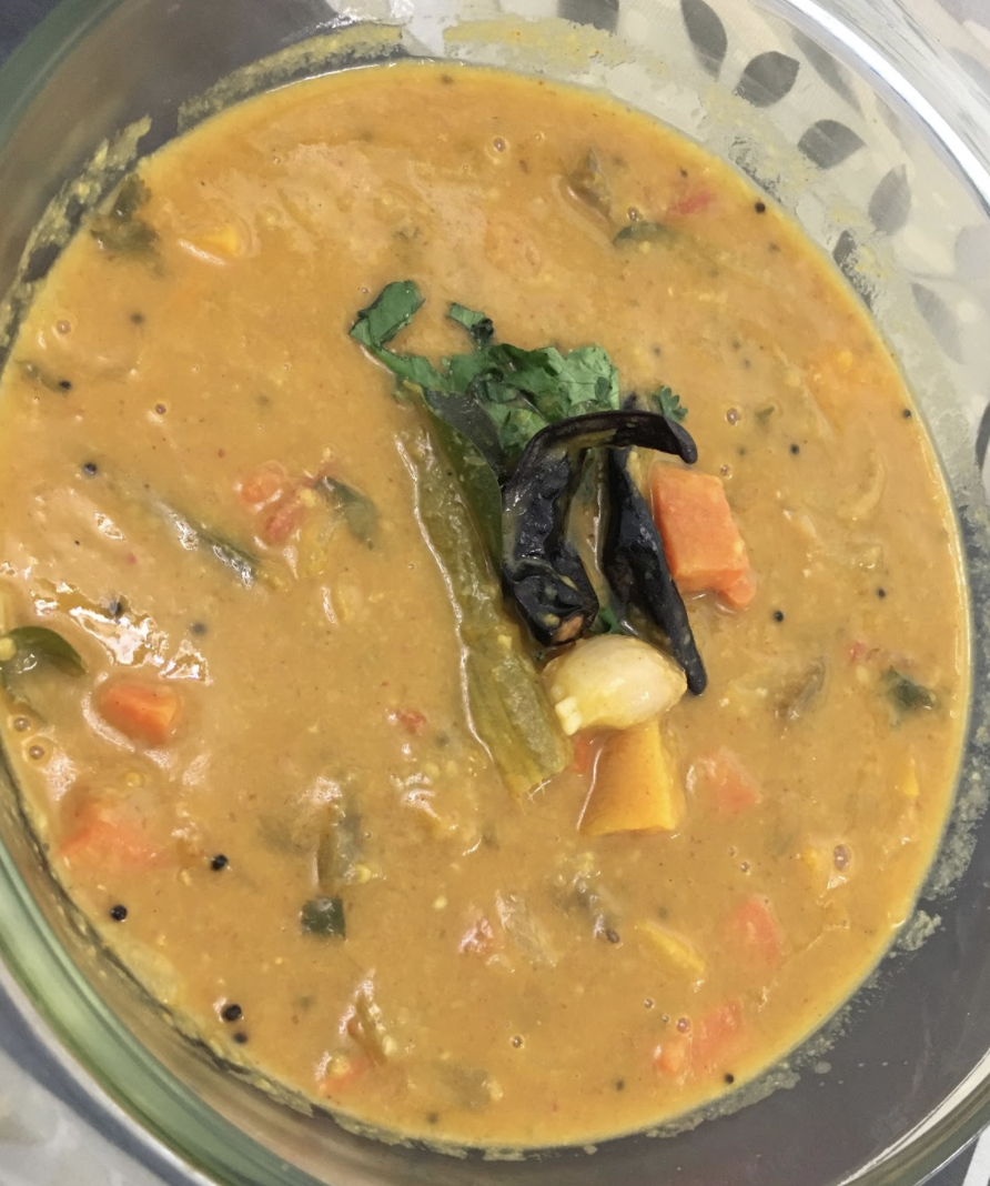Serve South Indian Sambar