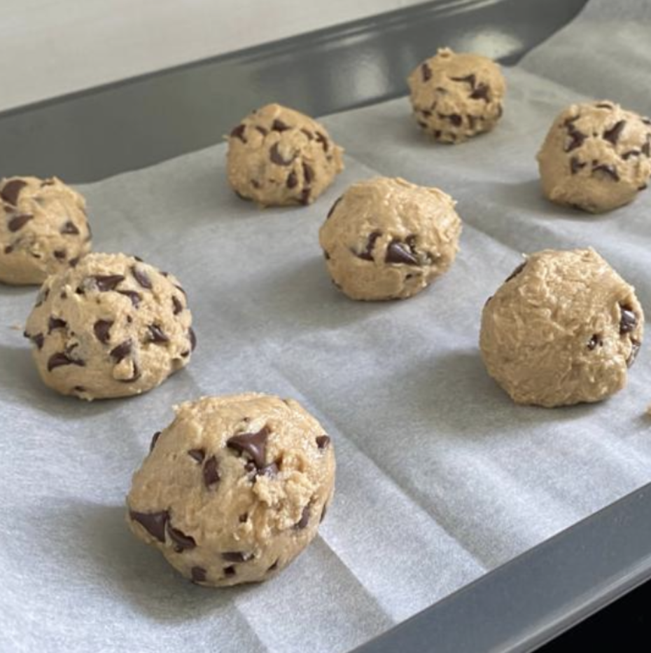 Baking Chocolate Chip Cookies
