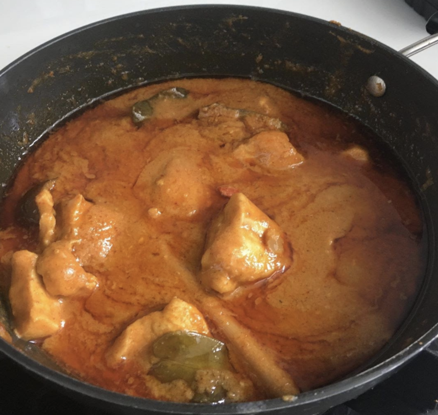 Thai Panang Curry Garnish