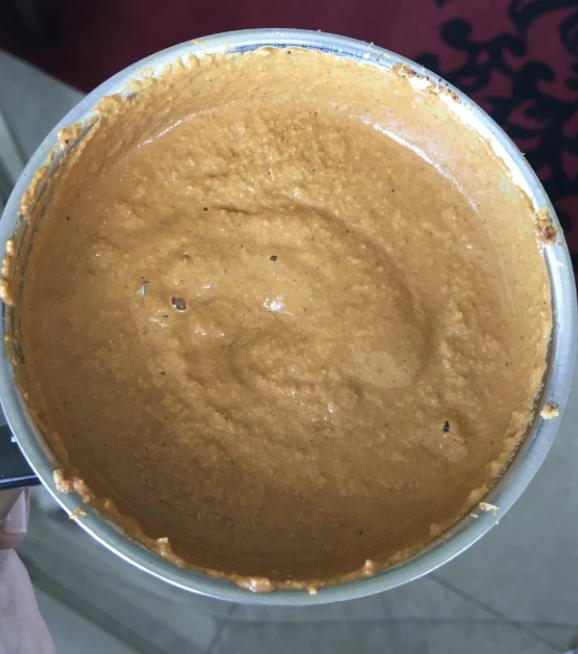 Add this paste to the cooked Moong sprouts