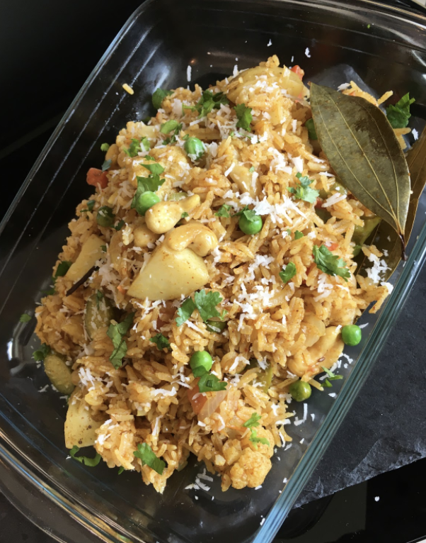 Maharashtrian Masale Bhat Masale Bhat is a traditional one pot spicy rice made by using fresh vegetables and a special Maharashtrian masala called Goda Masala which gives this rice a unique flavor and aroma. Masale Bhat is popularly made during festivals and is also a huge part of Marathi wedding Feasts. INGREDIENTS FOR GODA MASALA FOR MASALE BHAT