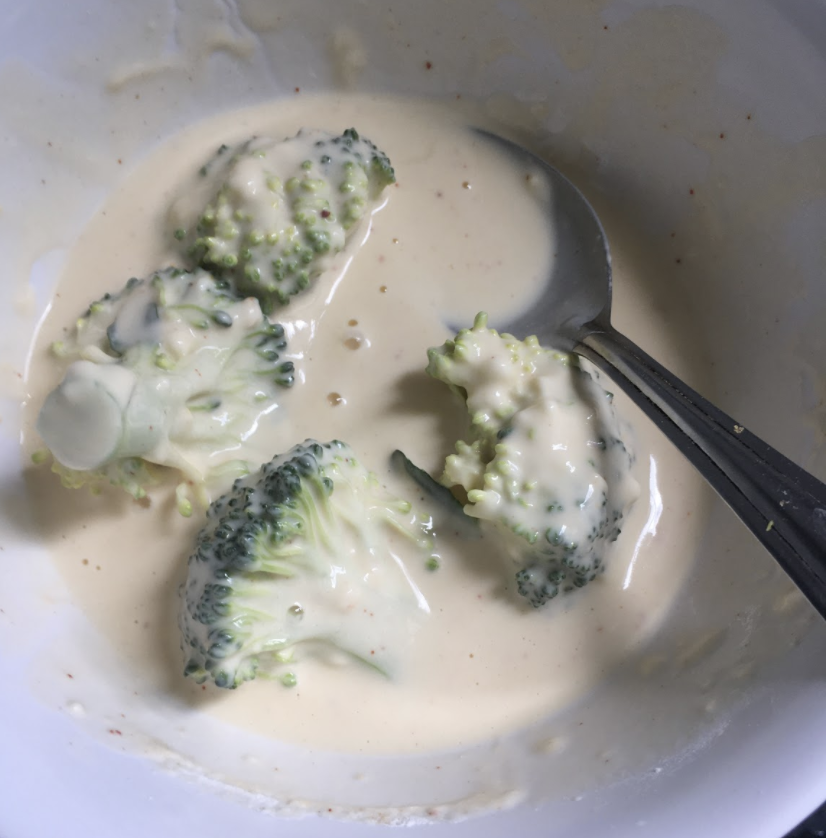 Coated Broccoli
