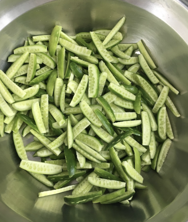 Ingredients for Tendli Sambhariya
