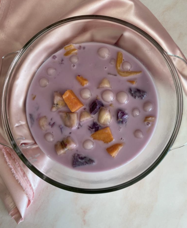 Serve Ginataang Bilo Bilo