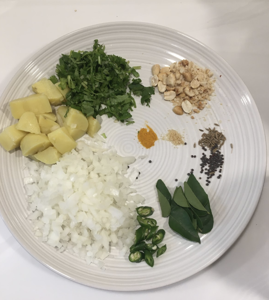 Quinoa Poha Ingredients