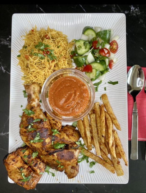 Peri Peri Chicken with Spiced Rice