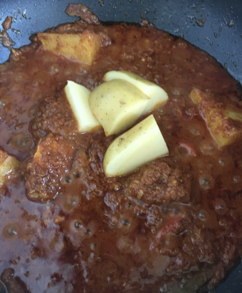 Finished Chicken Curry