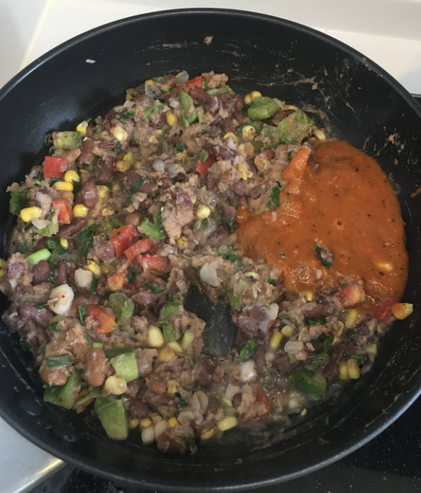 Finish stuffing