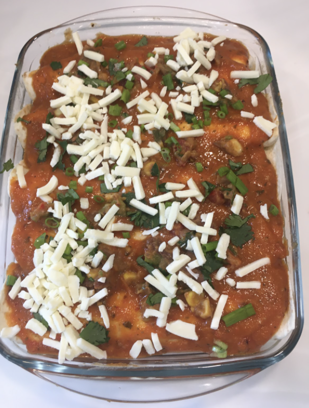 Bake enchiladas