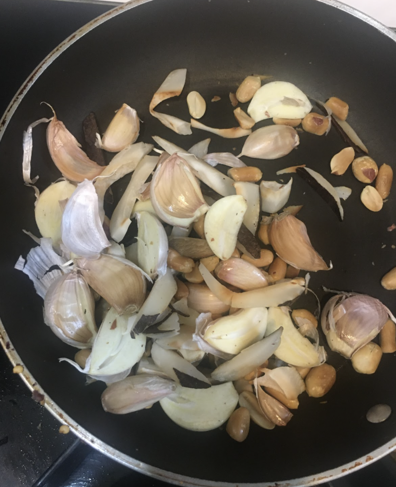 Grinding the chutney