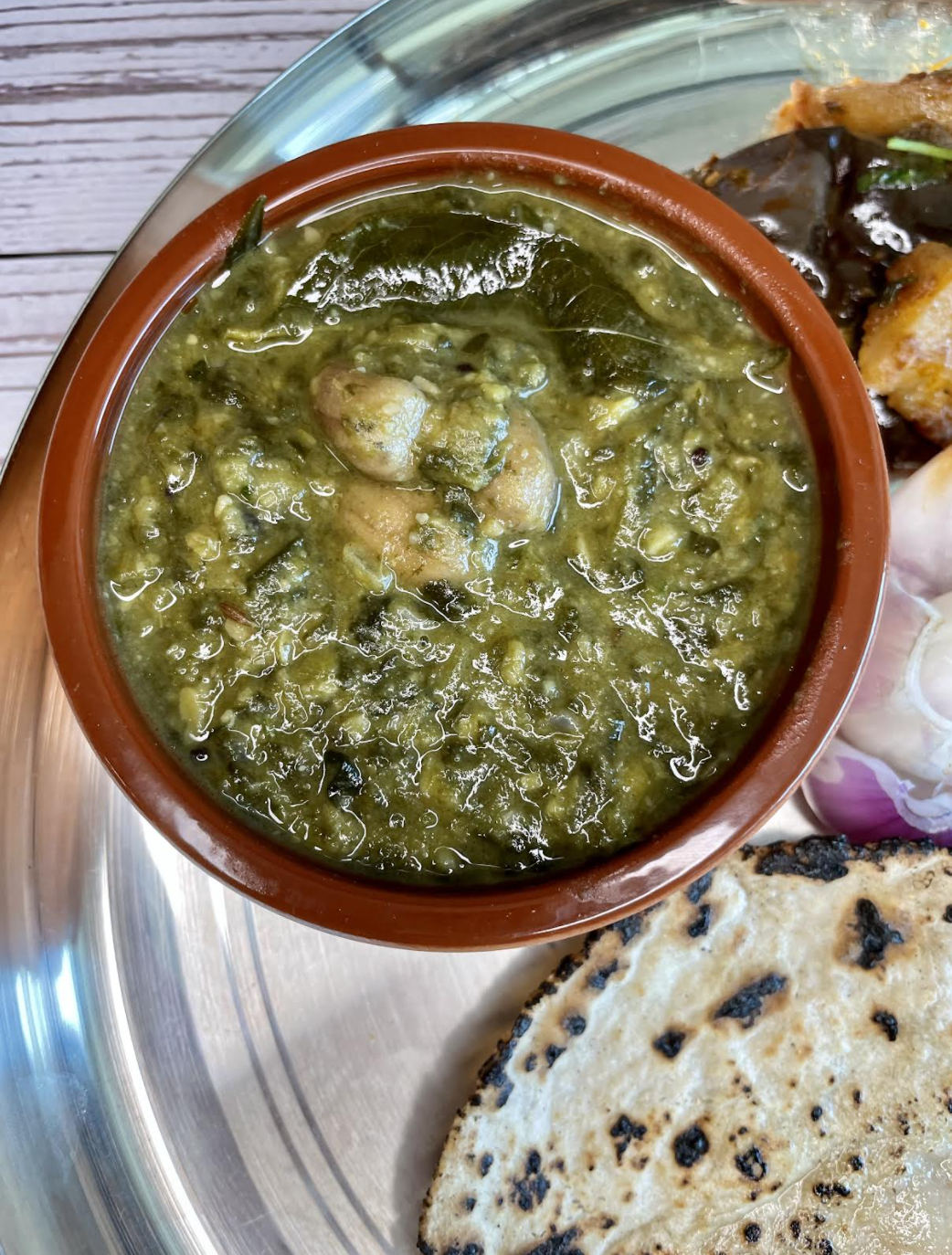 Serve Palak Gargatta