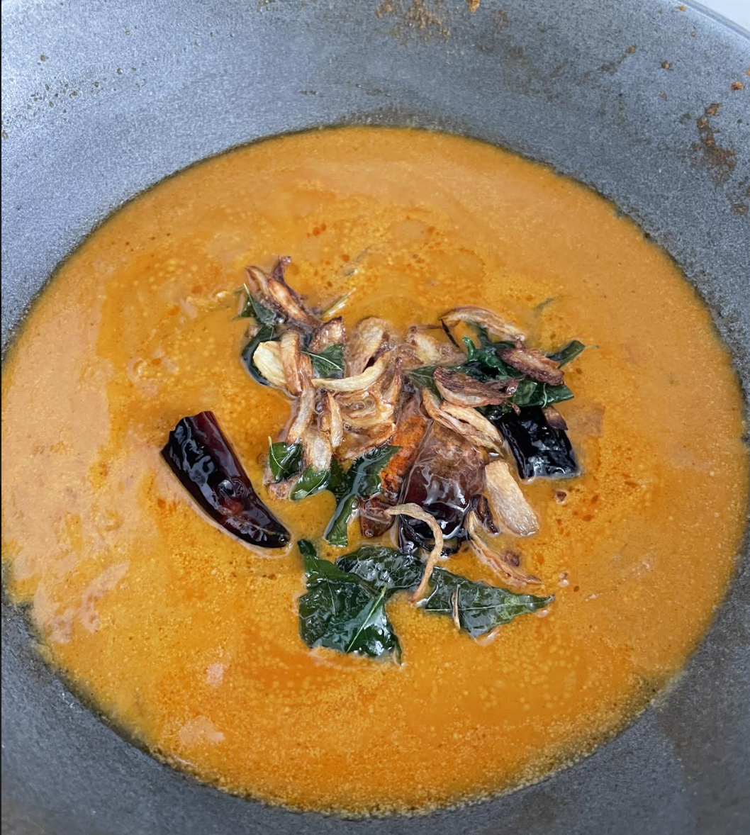 Finished Vegan Fish Curry