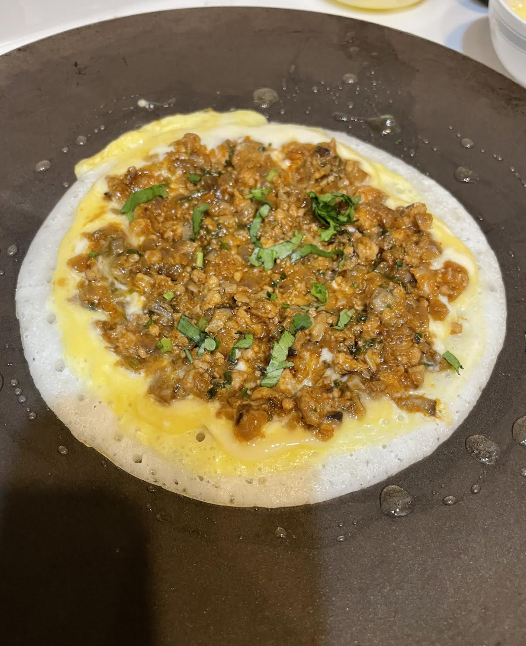 Cooking Kari Dosa