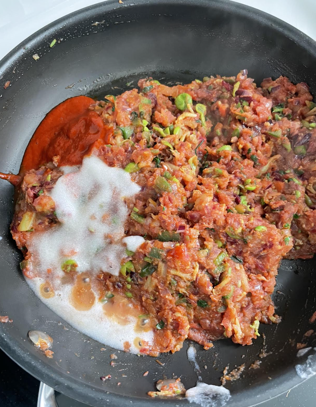 Cook the Bhaji