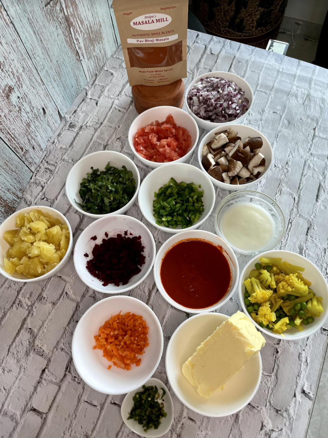 Bhaji Ingredients