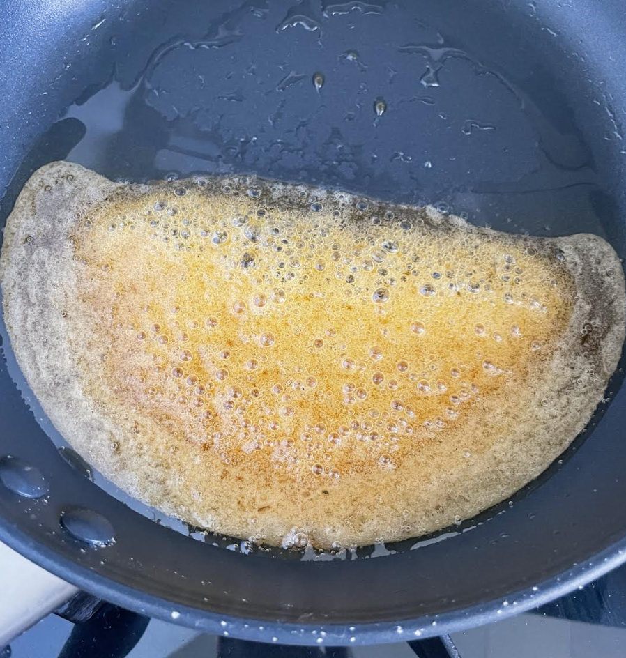 Mixing Sesame Mixture