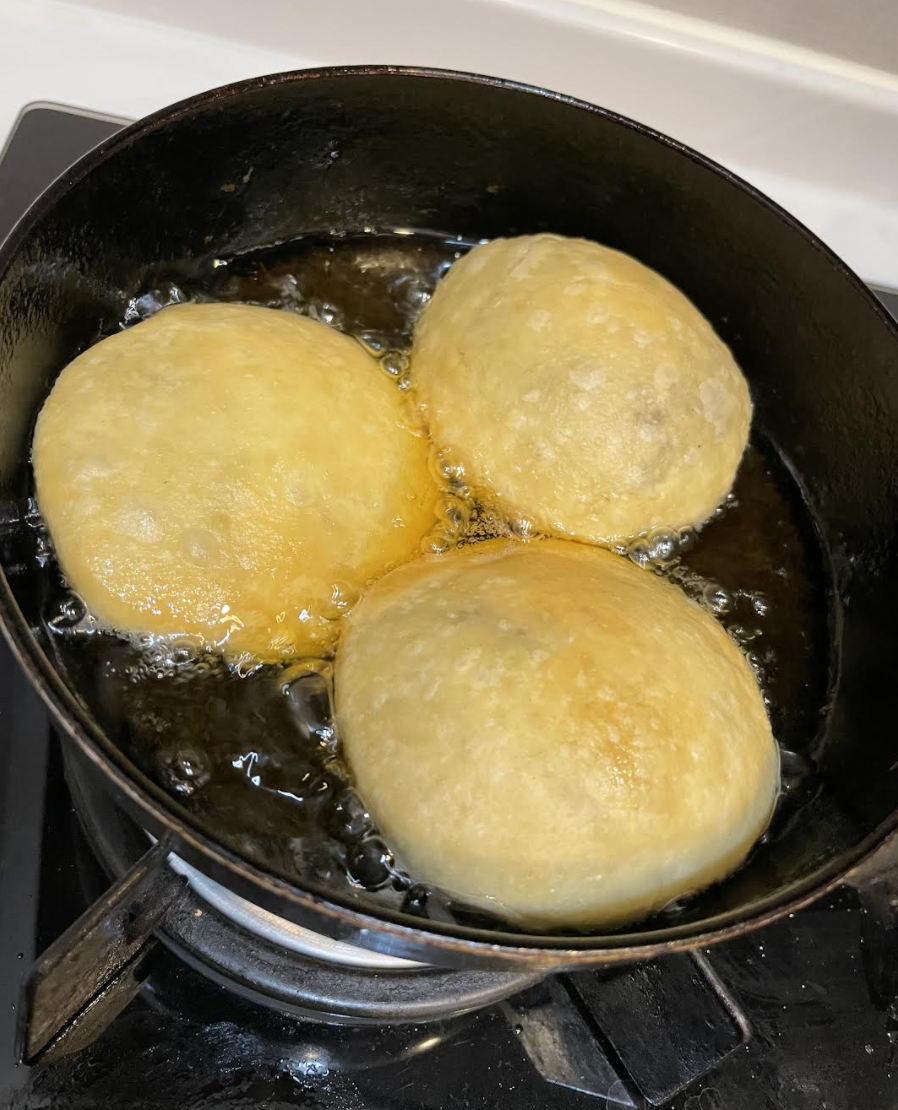 Golden Green Peas Kachoris