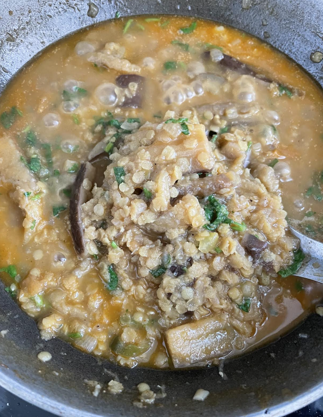 Preparing Tadka