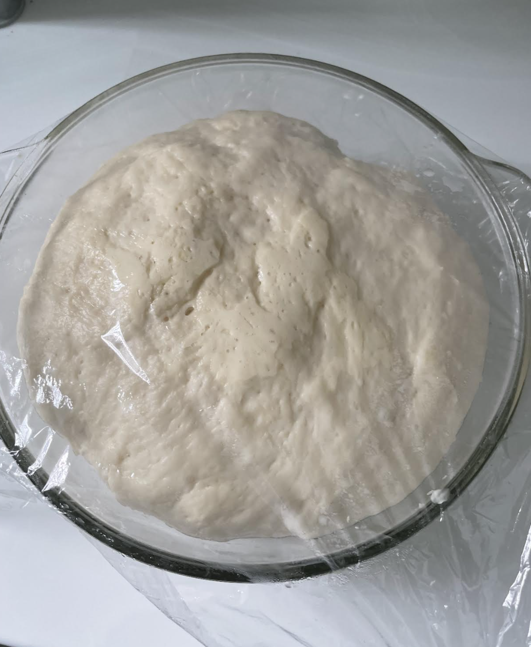 Rolling dough and spreading Nutella