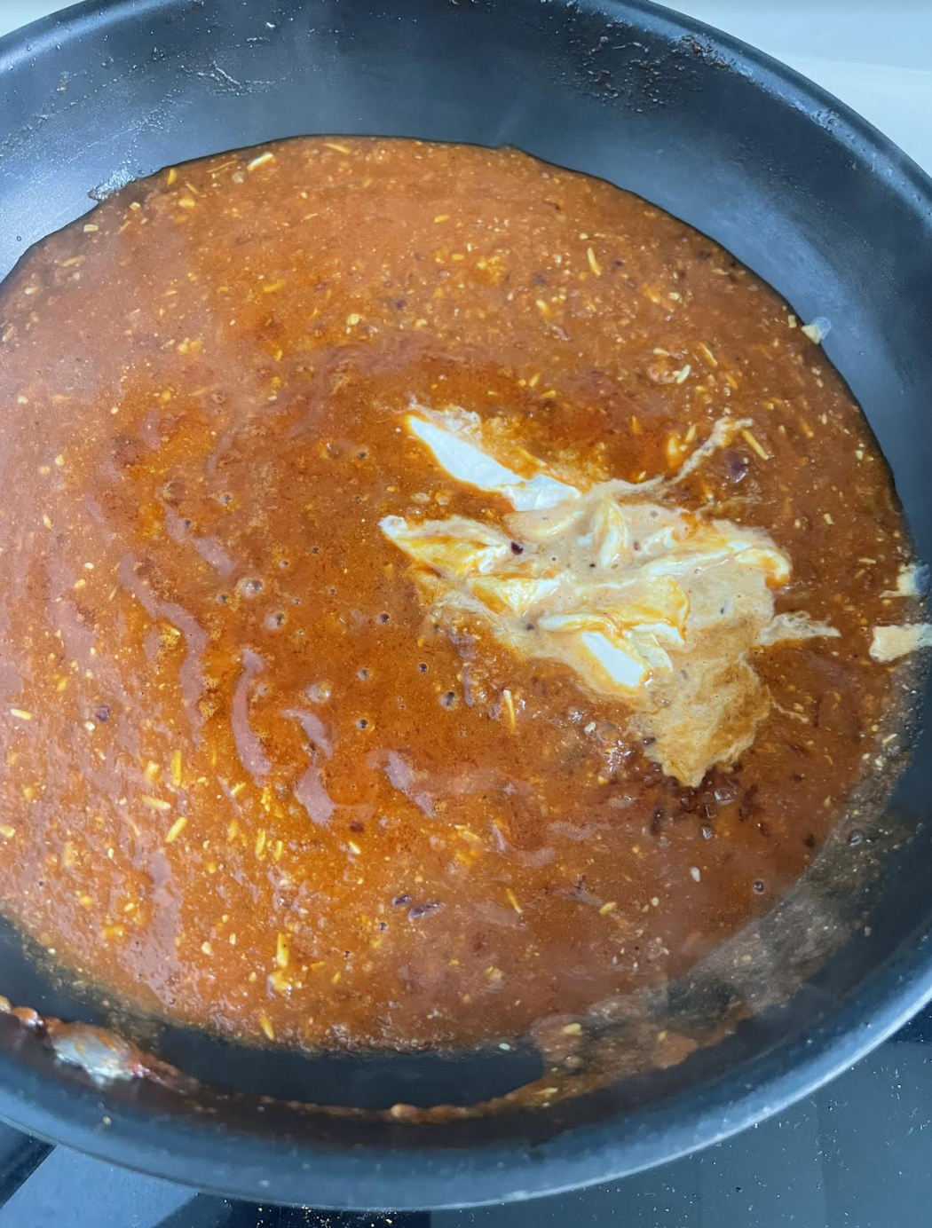 Finished Egg Mamna gravy