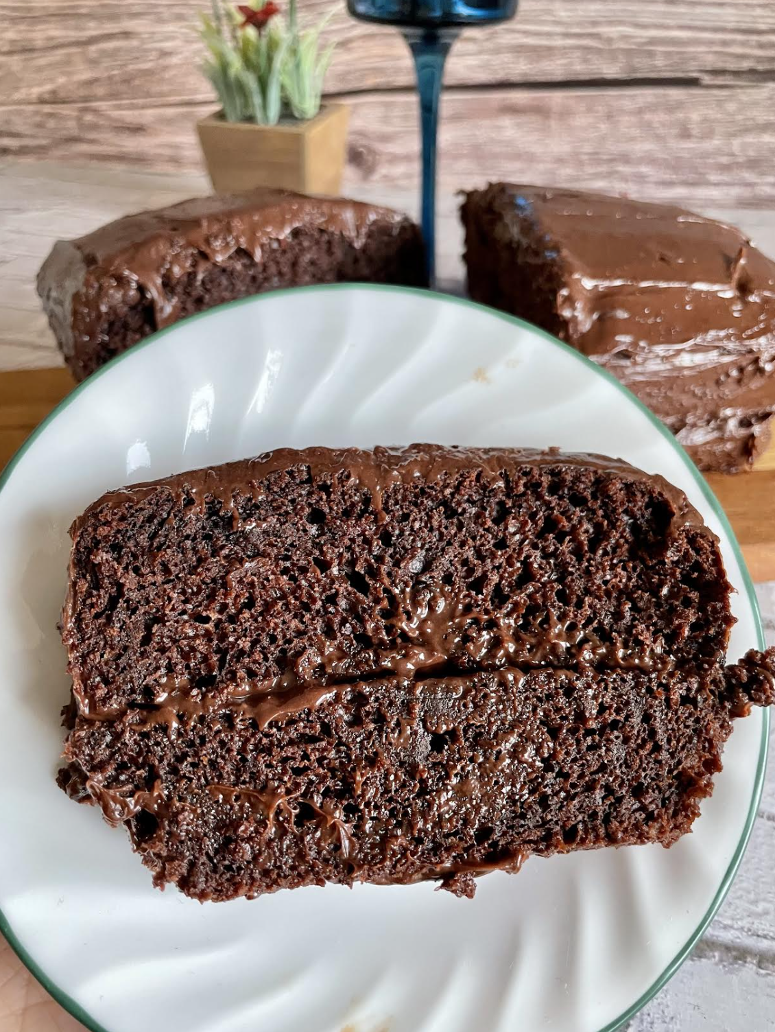 Finished Chocolate Loaf Cake