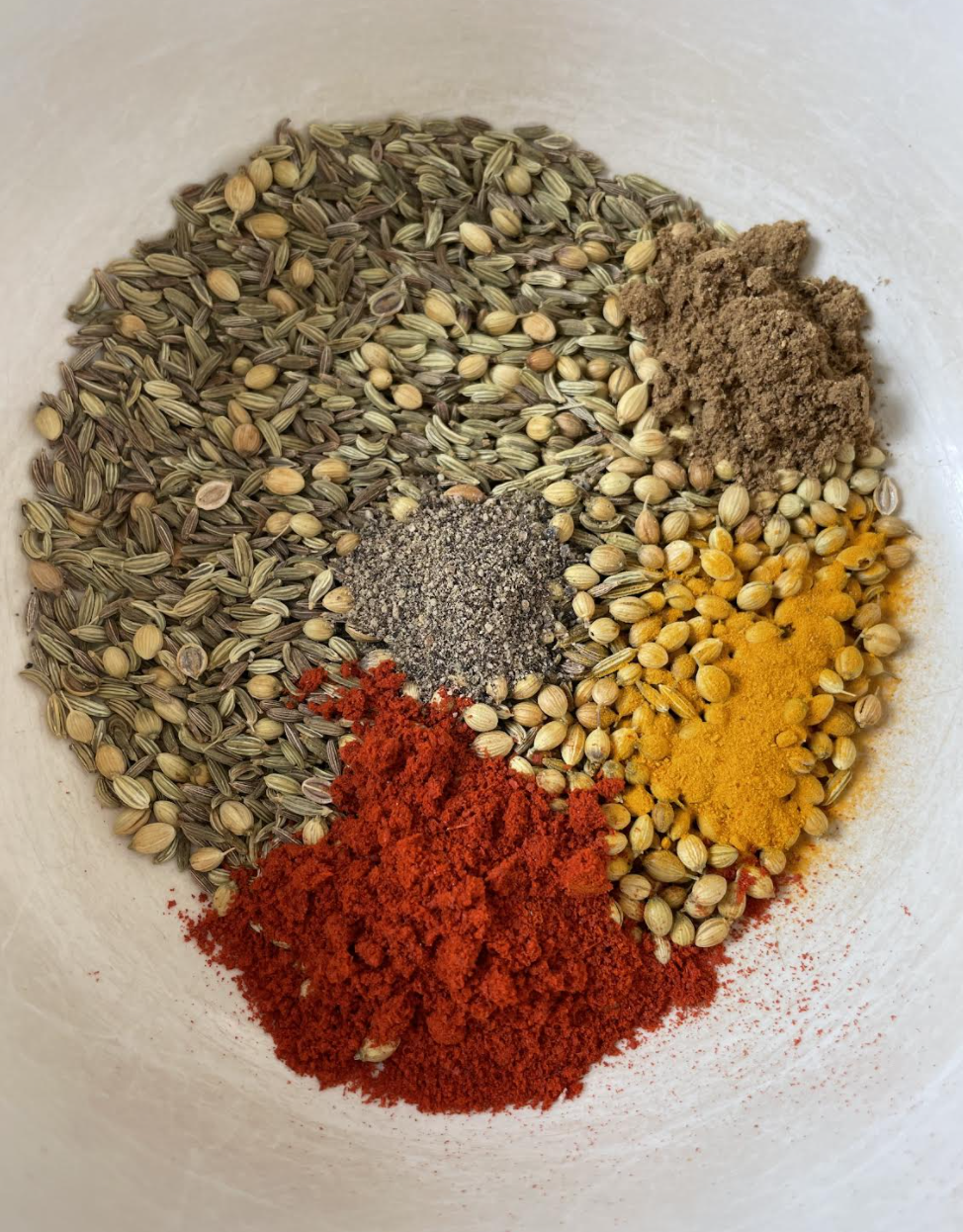 Grinding the masala