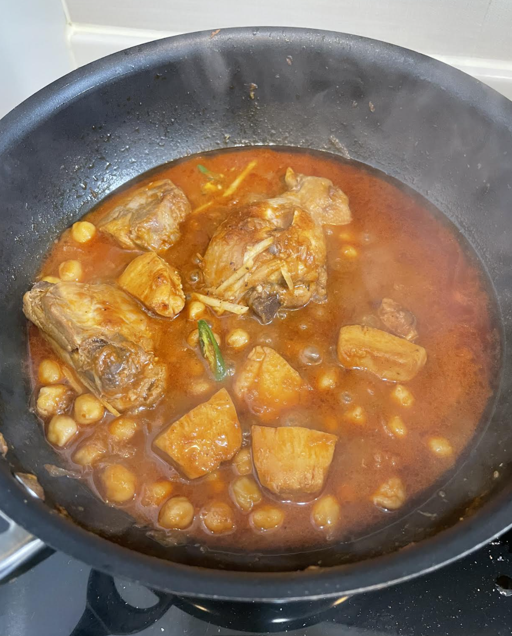 Finished Lahori Murgh Cholay