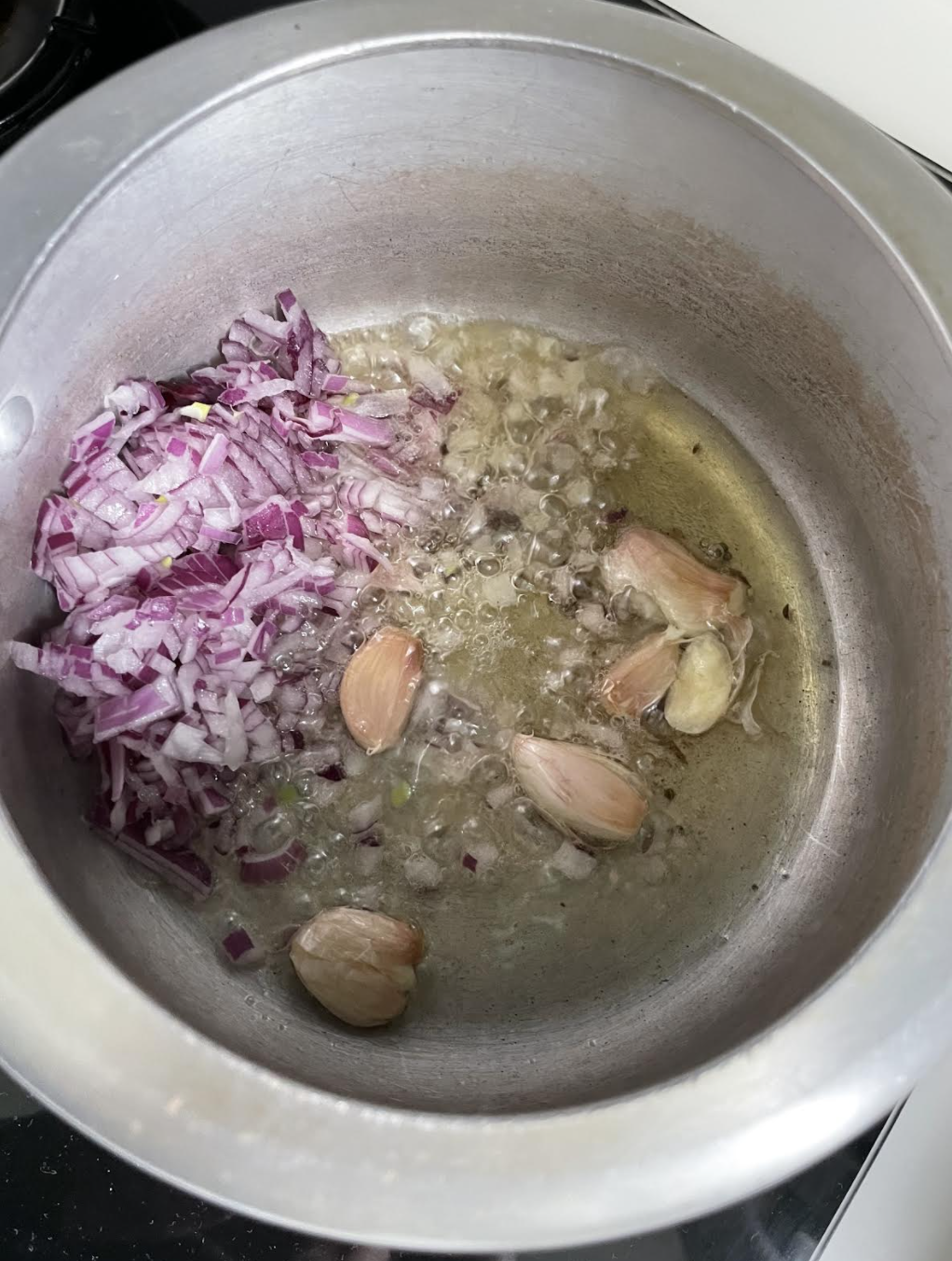 Cooking masala with coconut paste