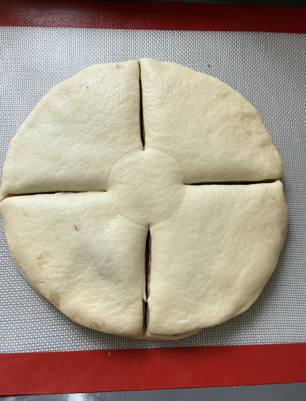 Twisting the dough