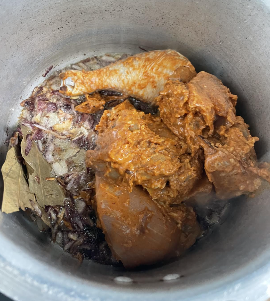 Cooking chicken gravy