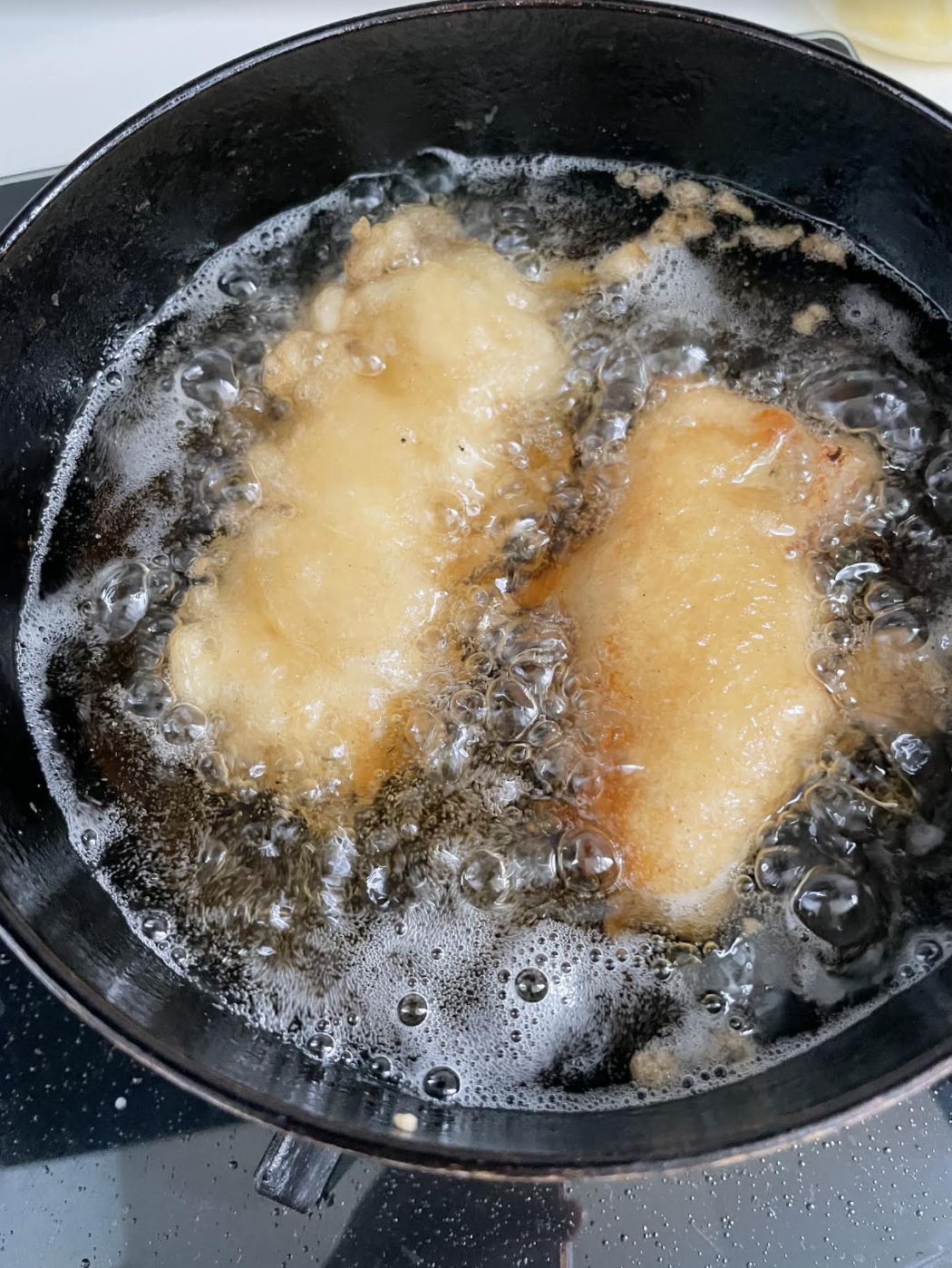 Deep Frying Fish and Chips
