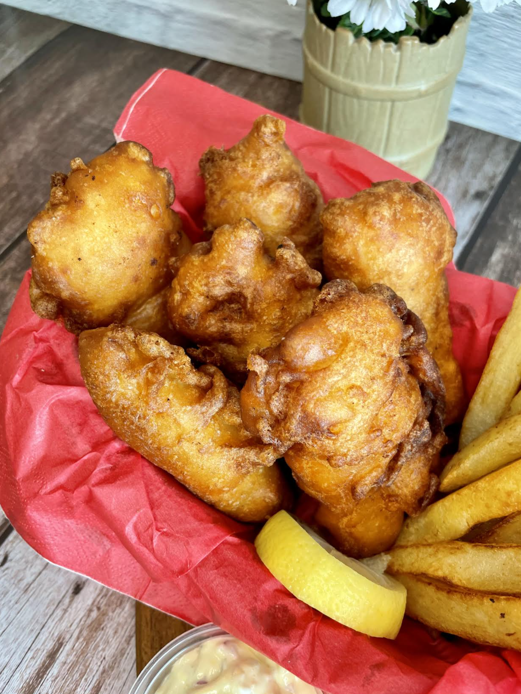 Fish and Chips Batter Preparation