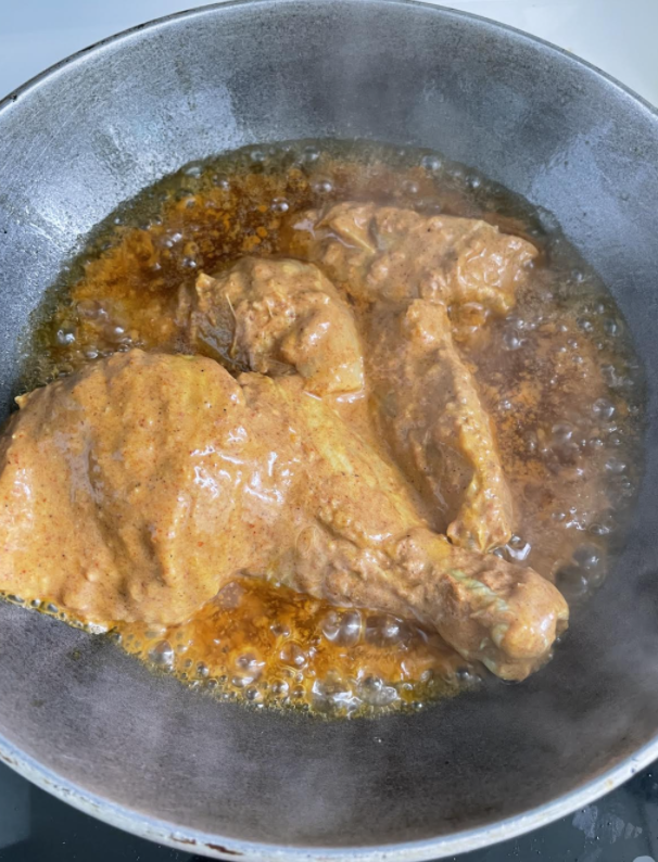 Adding Ground Masala