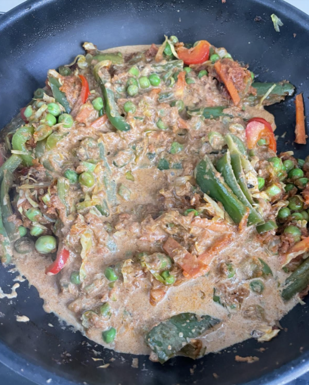 Adding Paneer and Masalas