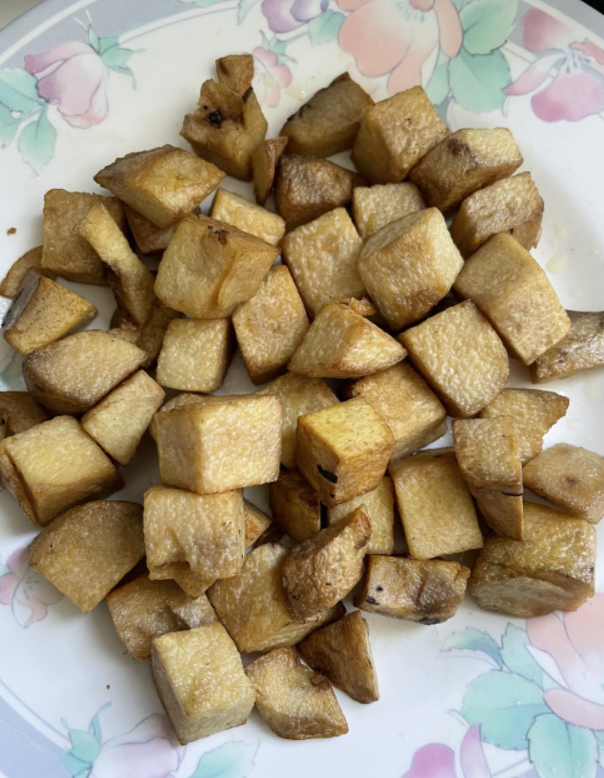Roasting Coconut and Onion