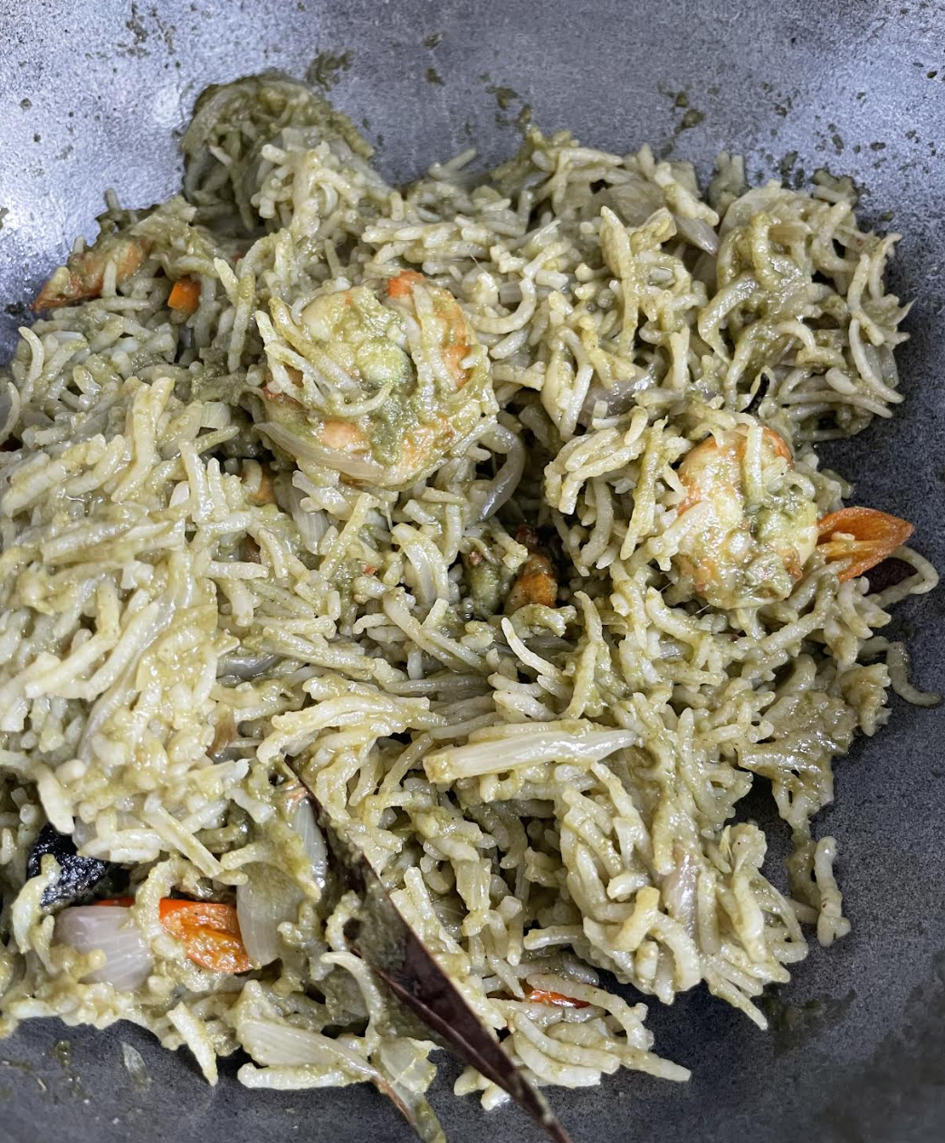 Finished Chutney Green Pulao