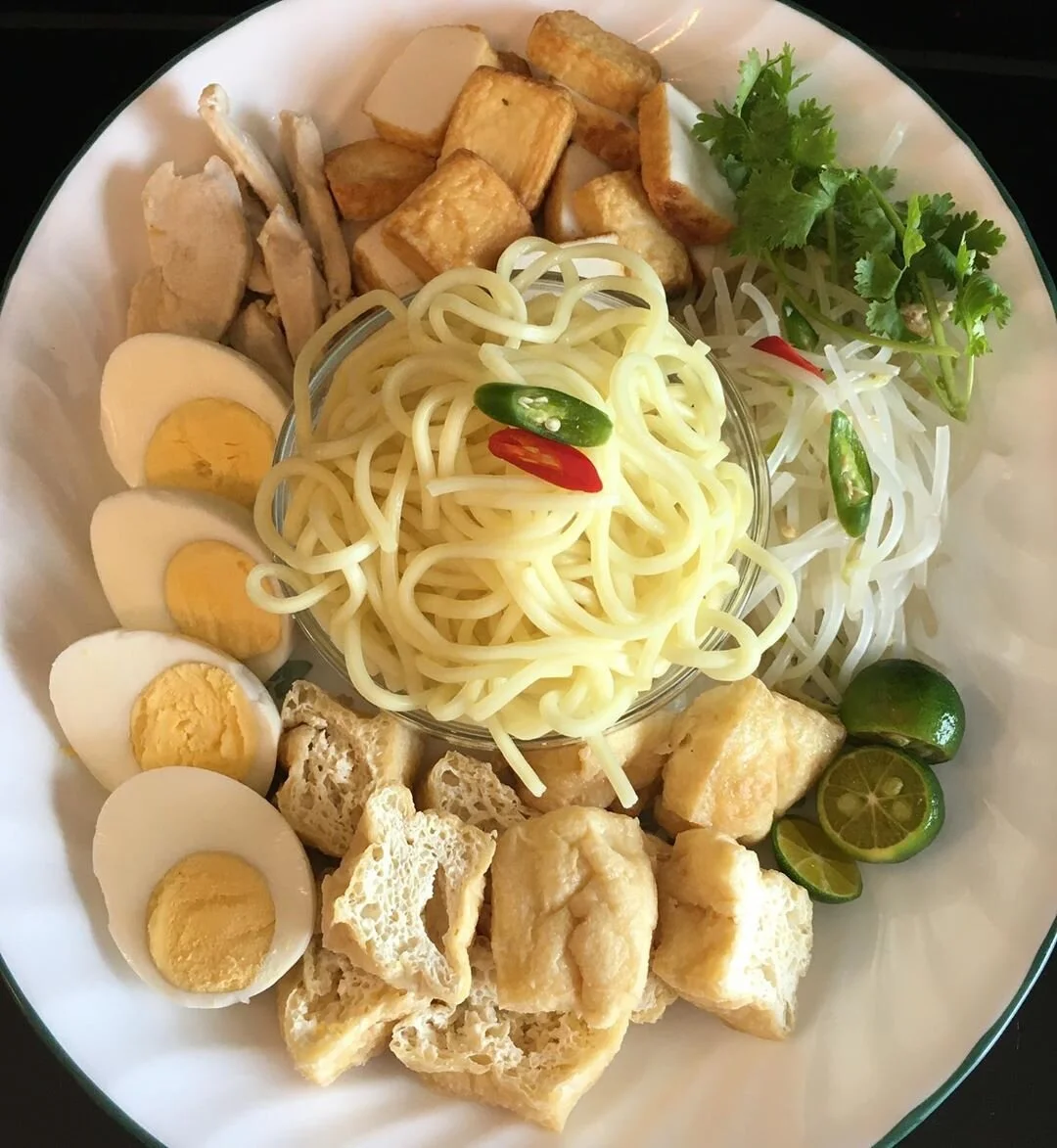 Mee Rebus Toppings