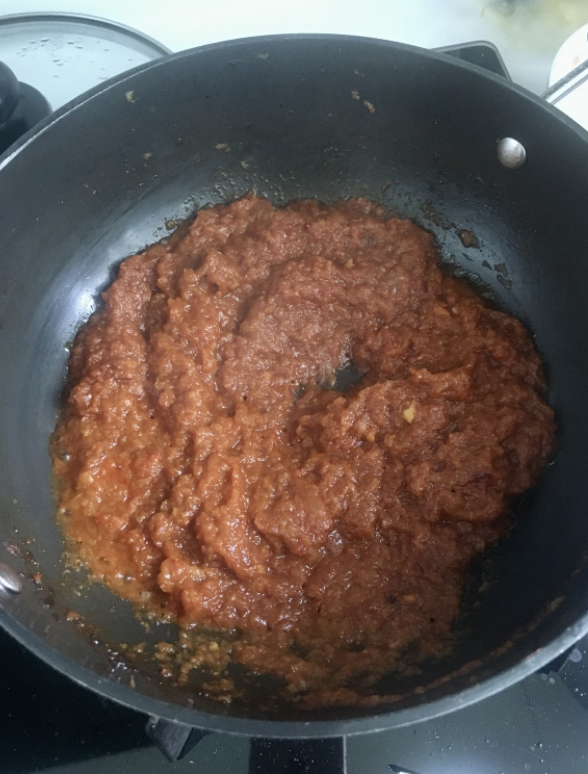 Simmering Chicken Tikka Masala